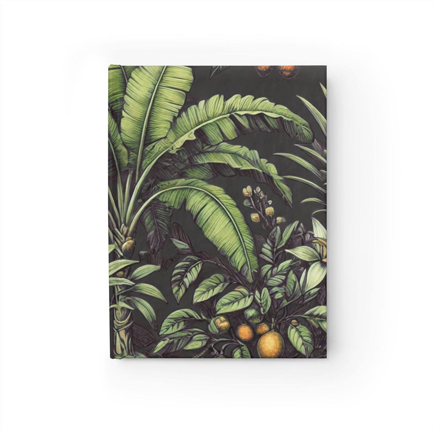 Tropical Fruit/Black Journal - 5" x 7"