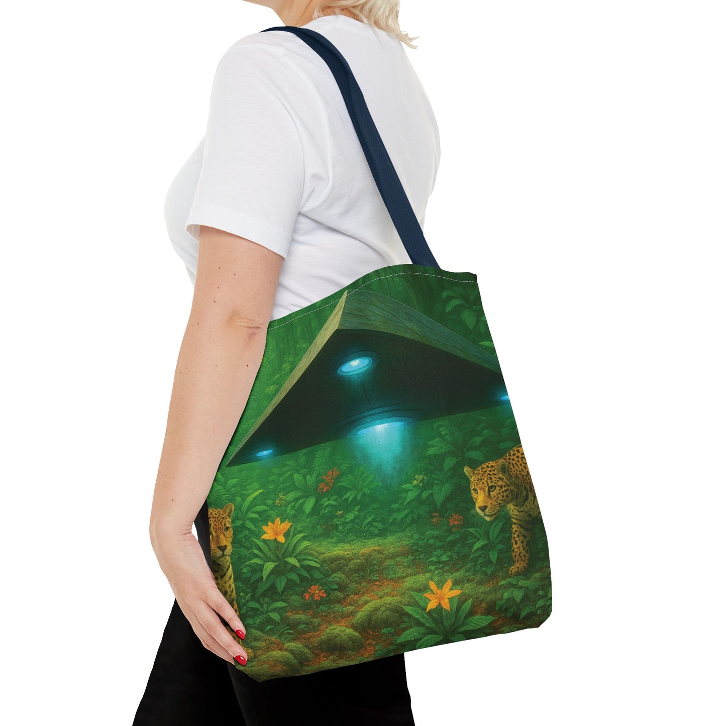 UFO and Jaguars Tote Bag - 3 Sizes