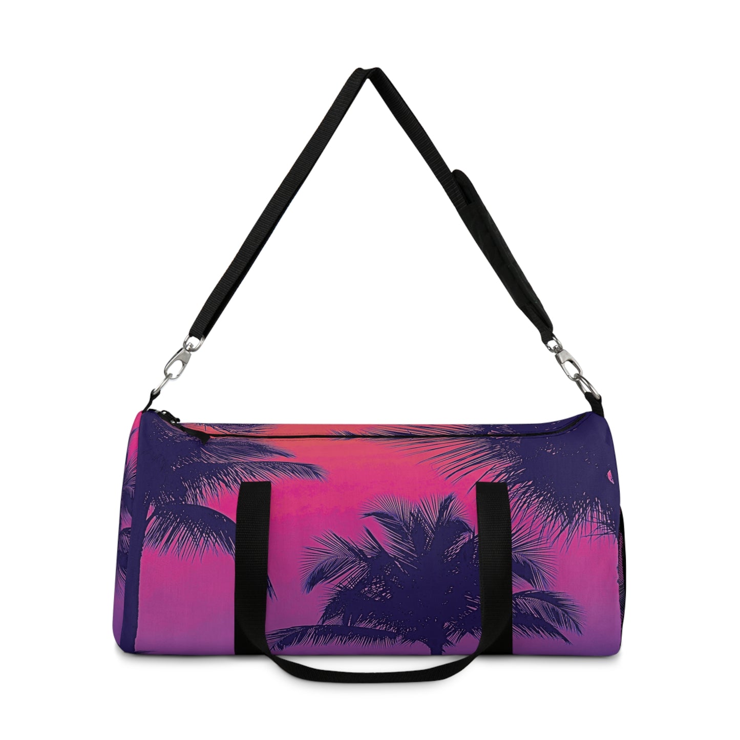Tropical Duffel Bag - Perfect for Travel and Gym / Palm Glow Pop