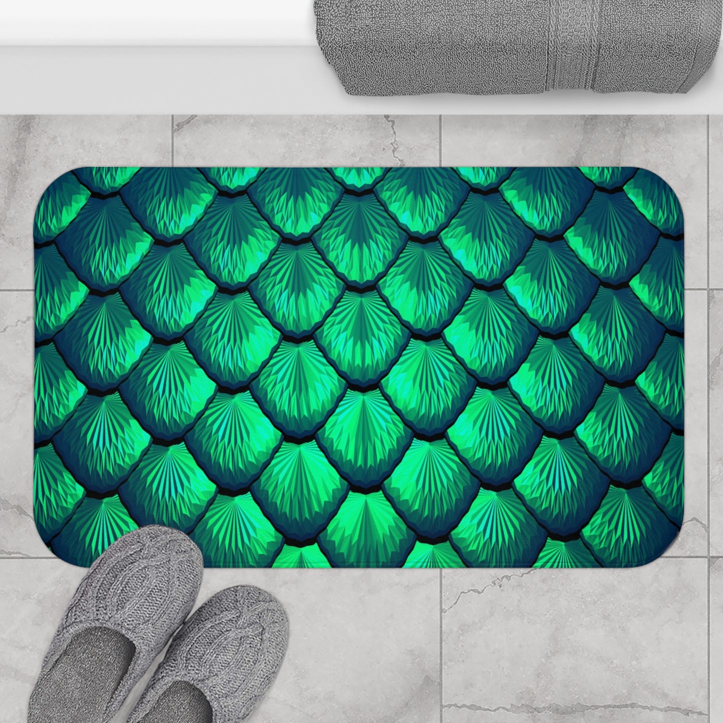 Bath Mat -Pretty Mermaid Tail