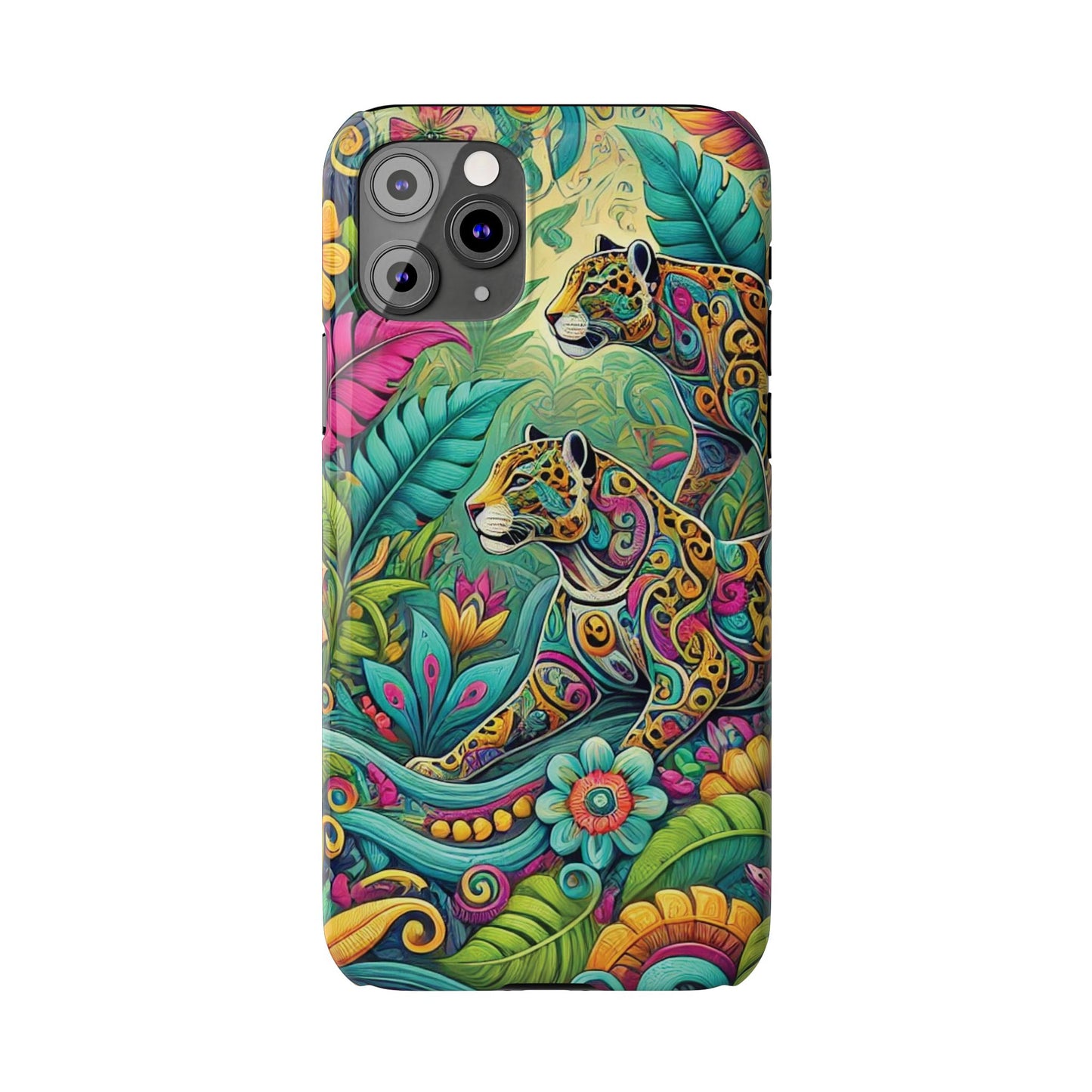 Slim Phone Cases - Jaguar Pop