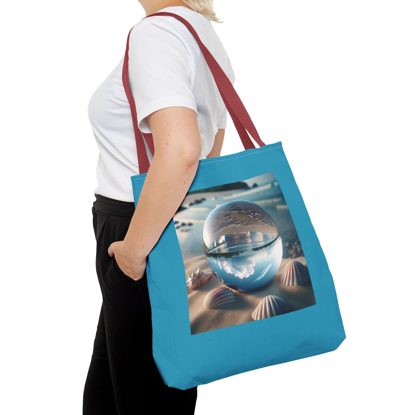 Crystal Ball With Shells Tote Bag - 3 Sizes