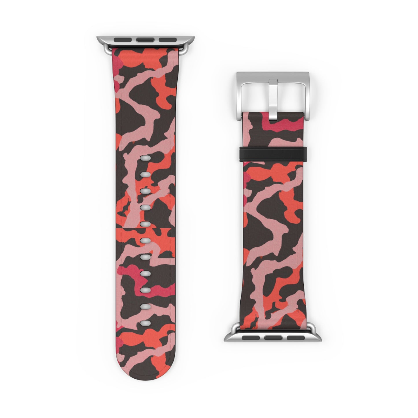 Apple Watch Band - Coral Threads, Red
