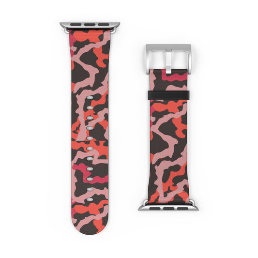 Apple Watch Band - Coral Threads, Red