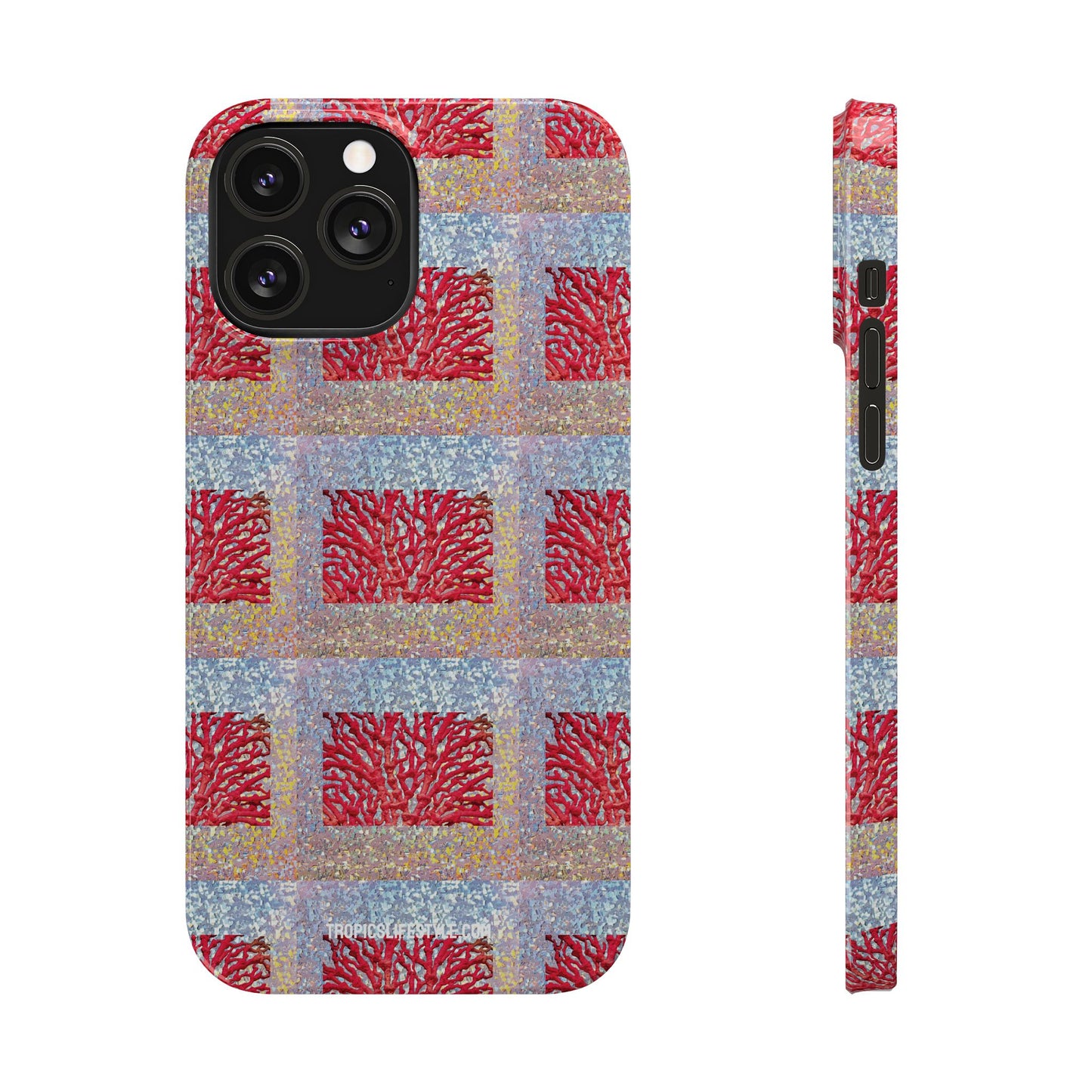 Slim Phone Cases - Disco Red Coral