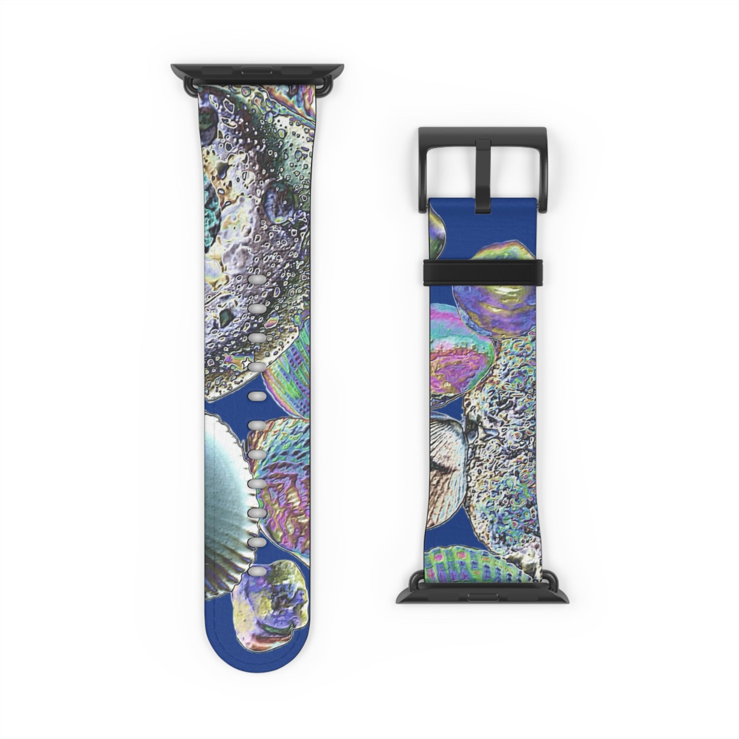 Apple Watch Band - Heatwave Seashell Collection, dark blue