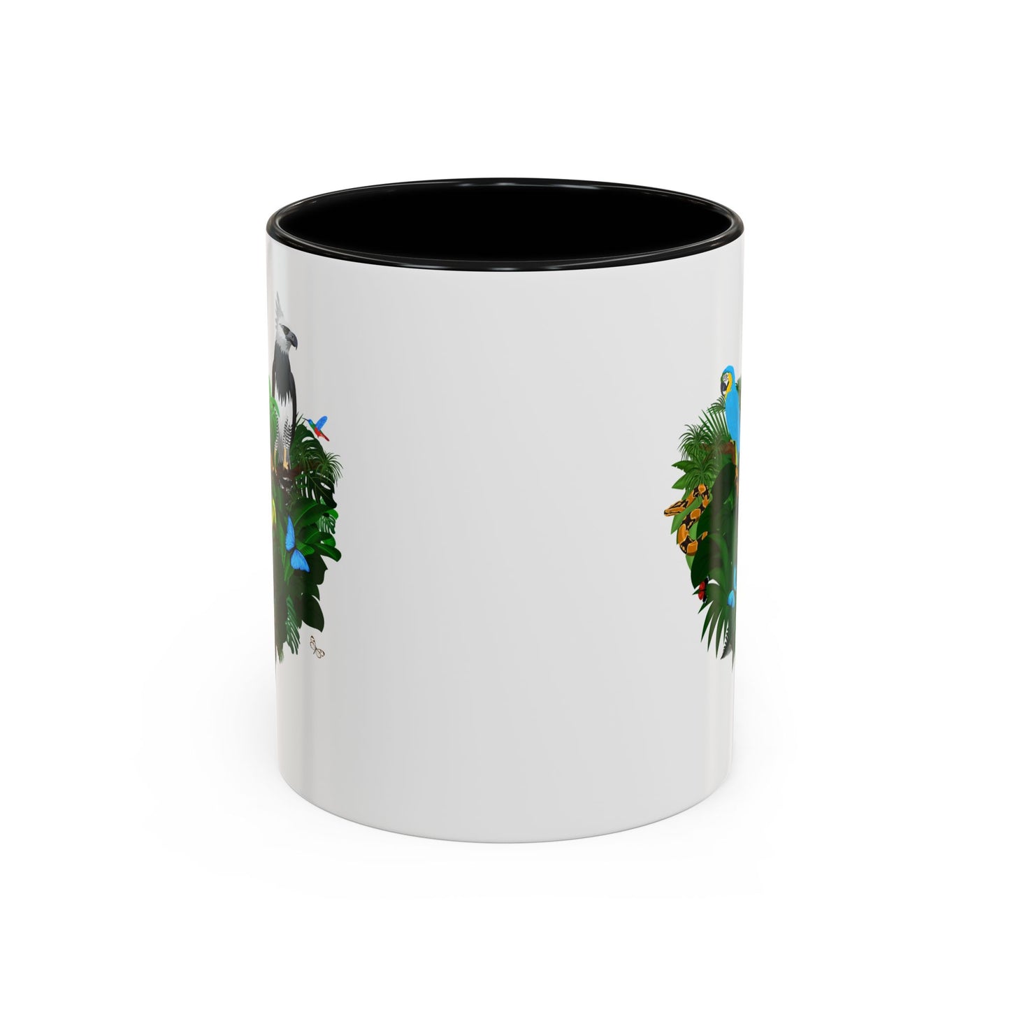 Accent Coffee Mug | Tropical-Inspired Drinkware / Rainforest Love