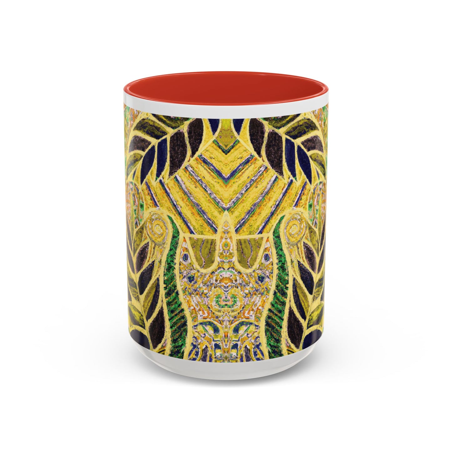 Accent Color Coffee Mug (11, 15oz), Amazon Whimsy/Yellow, Various Colors