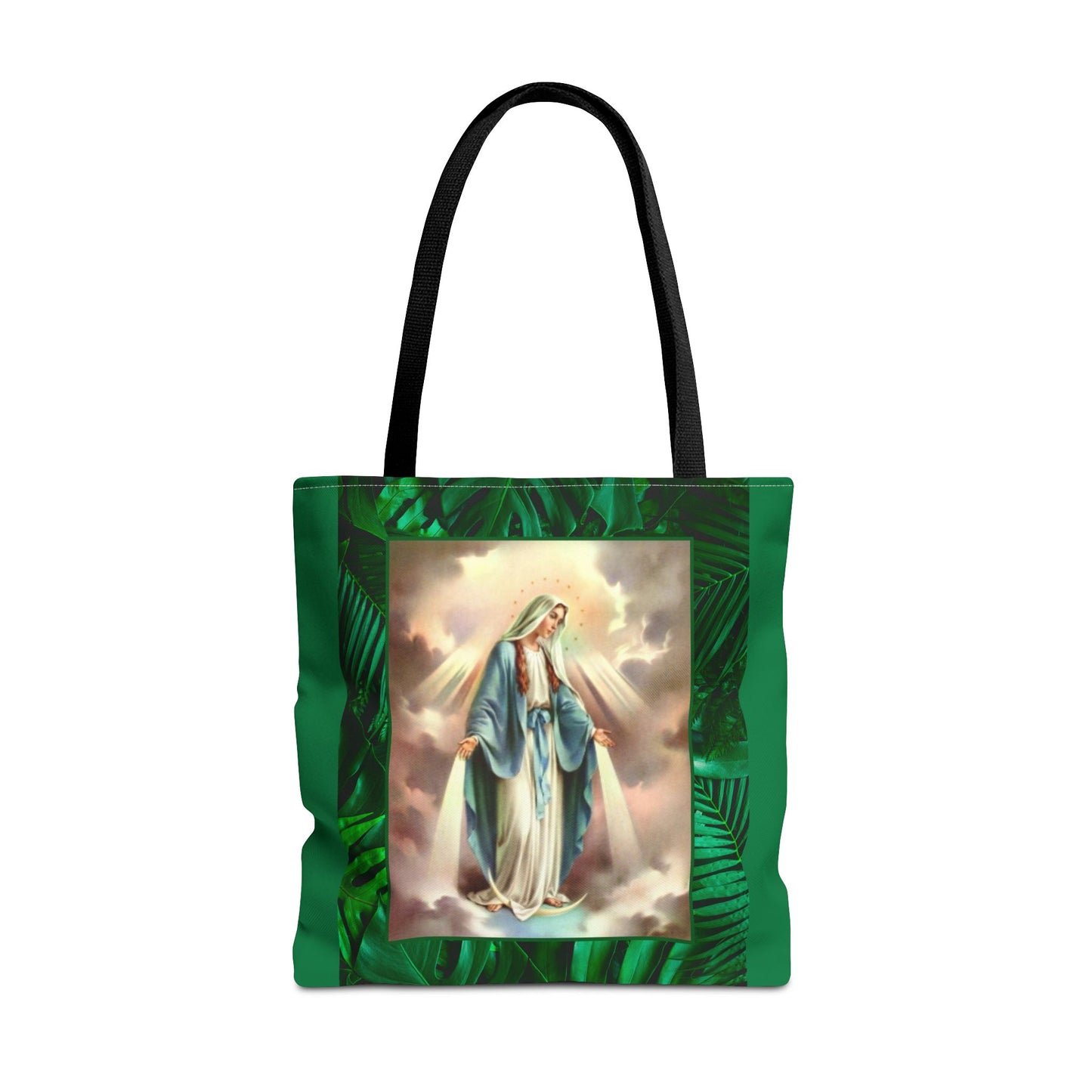 Religious Our Lady of Grace Tropical Tote Bag - 3 Sizes