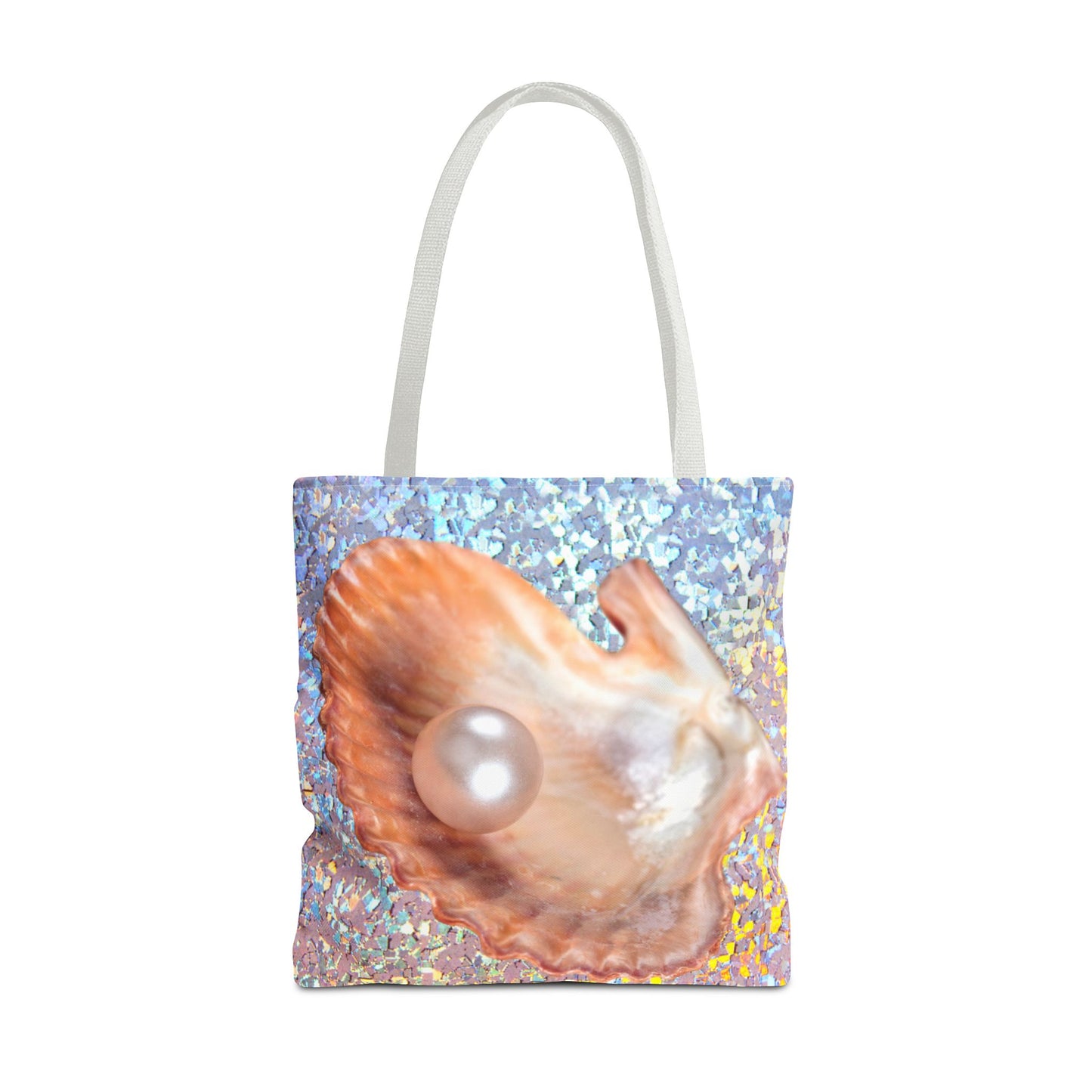 Disco Peach Pearl & Shell Tote Bag - 3 Sizes