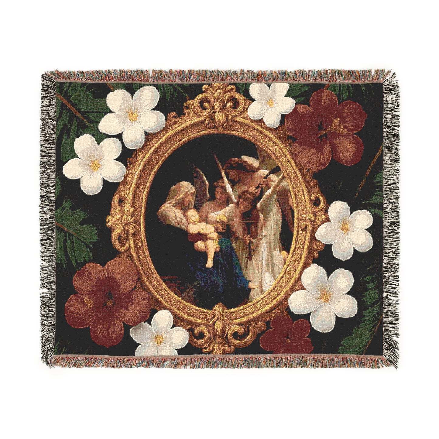 Woven Blanket, 3 Sizes - Tropical Home Decor / Song of the Angels