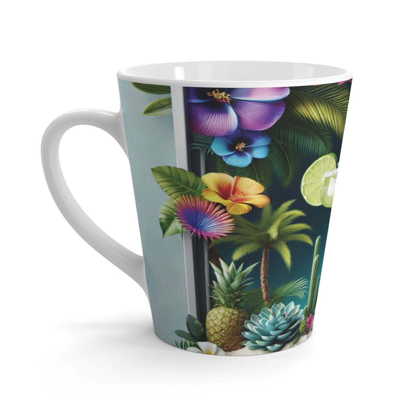 Latte White Mug - Tropical Margarita
