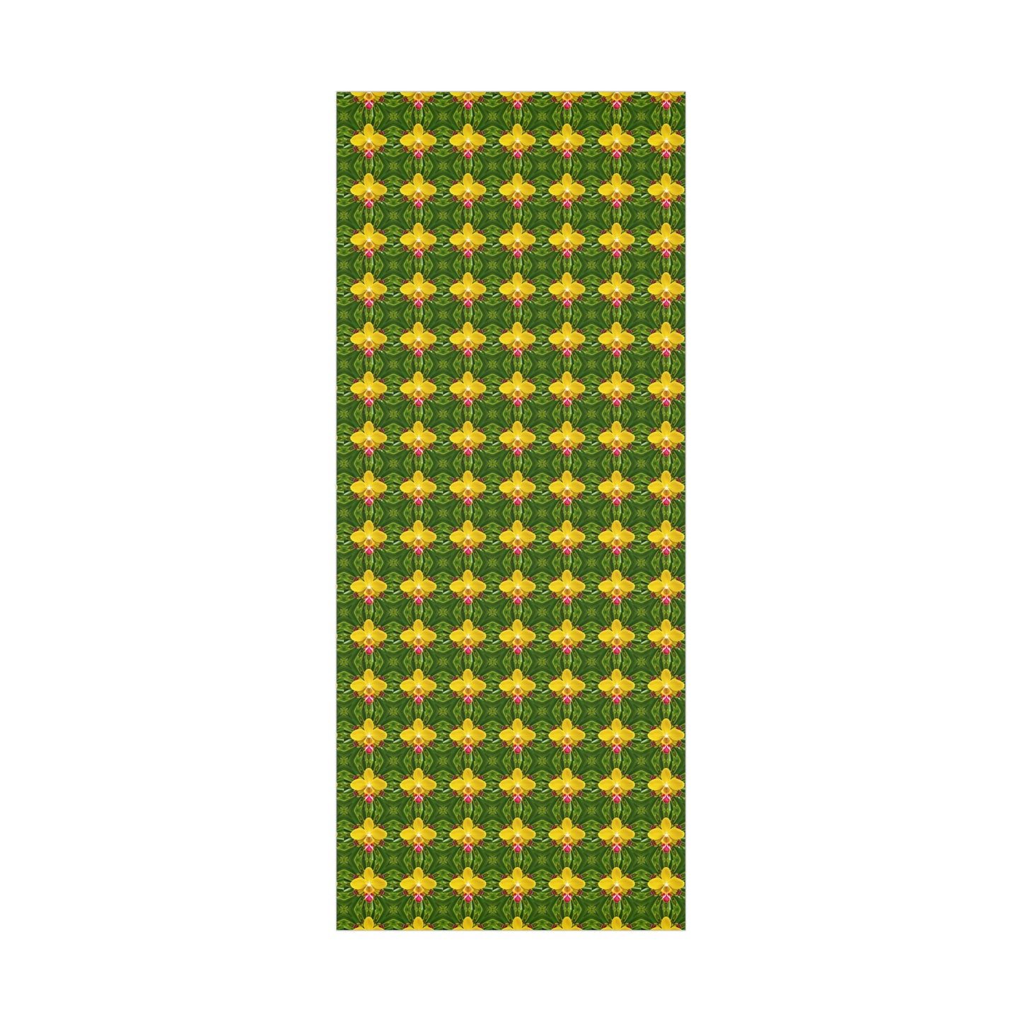 Gift Wrap Papers, Yellow Orchid Kaleidoscope