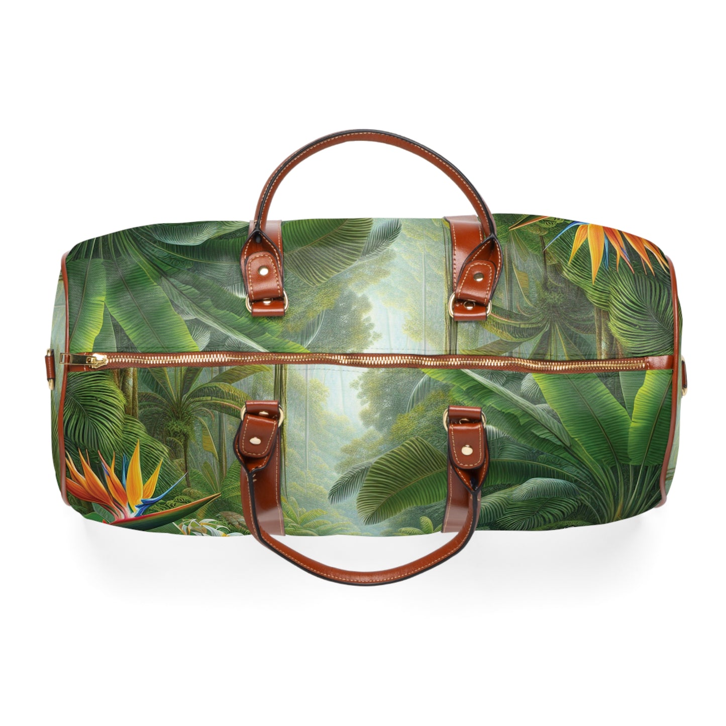 Tropical Waterproof Travel Bag - Perfect for Beach Getaways / Hidden Rabbits