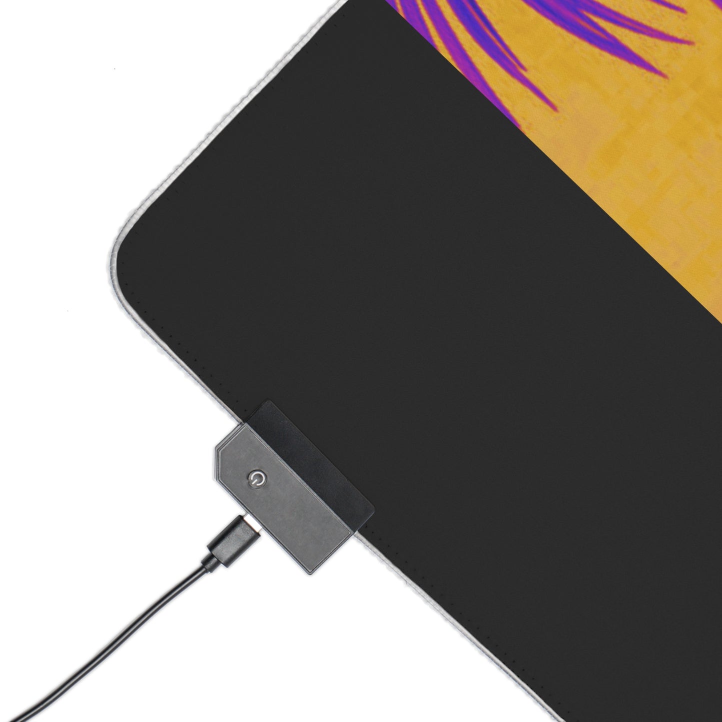 LED Gaming Mouse Pad With Vibrant RGB Lighting, 4 Sizes / Tiny Palm Island, Pop