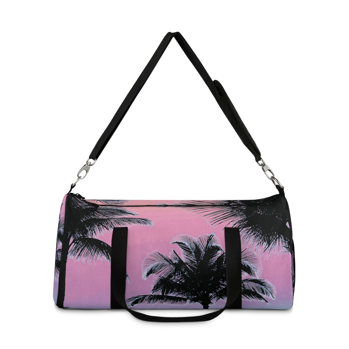 Tropical Rainforest Duffel Bag - Perfect for Travel and Gym / Palm Glow Pastels