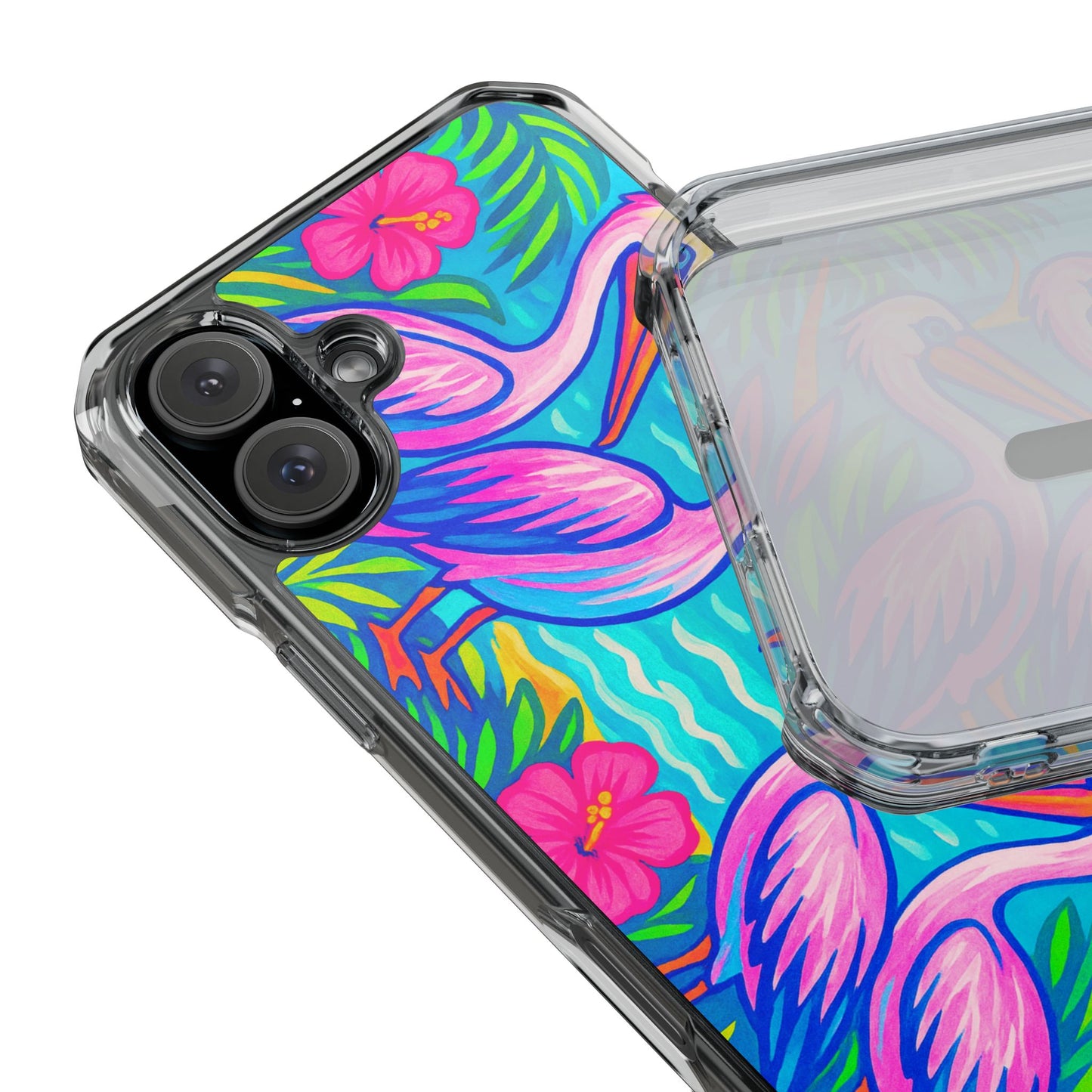 Beach Pelican Party Magnetic Clear Phone Case, Many Models