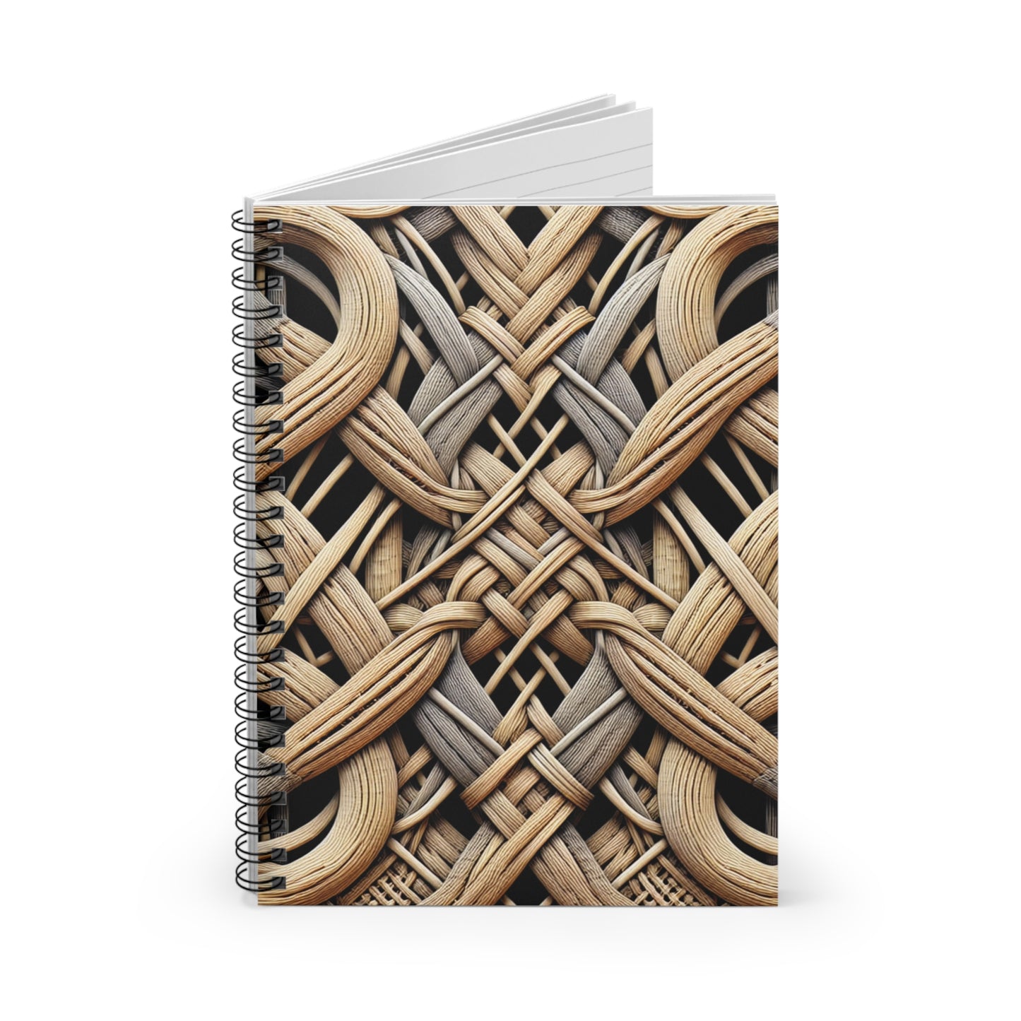 Spiral Notebook - Beach Wicker