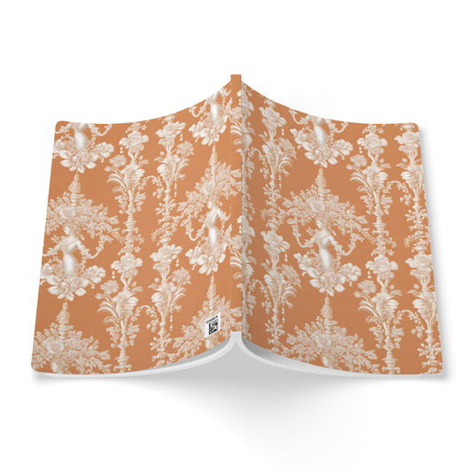 Softcover Journal - Pearl Lady Toile, melon