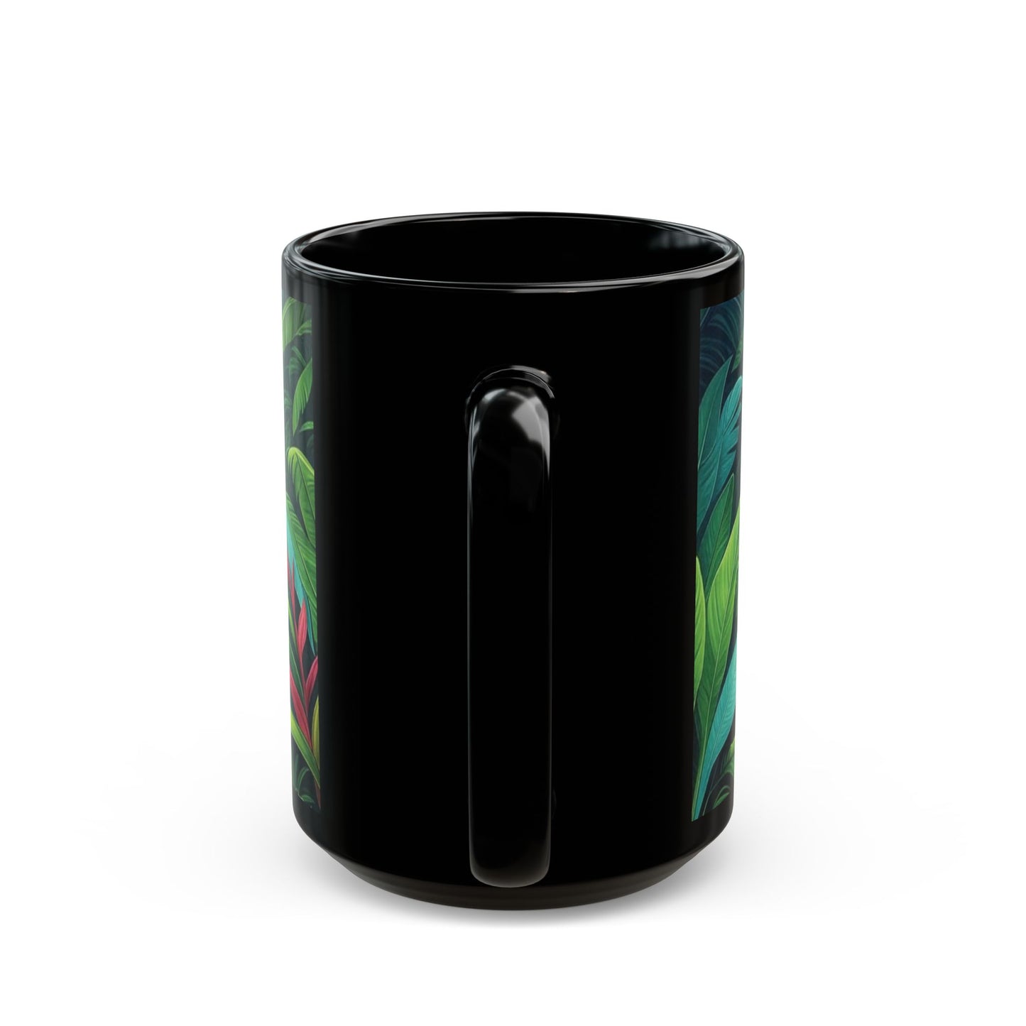 Black Coffee Mug - Rainforest Sleeping Spot