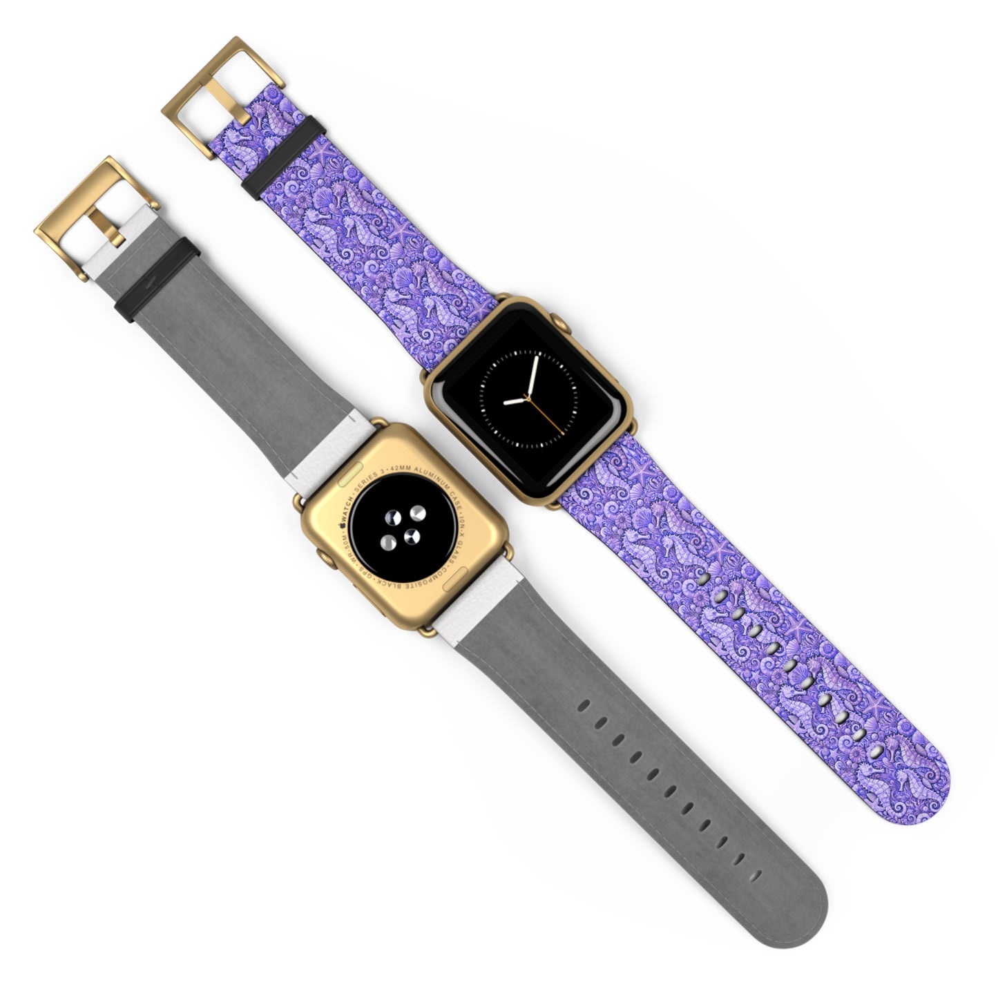 Apple Watch Band - Tropical Seahorse Trio, Amethyst