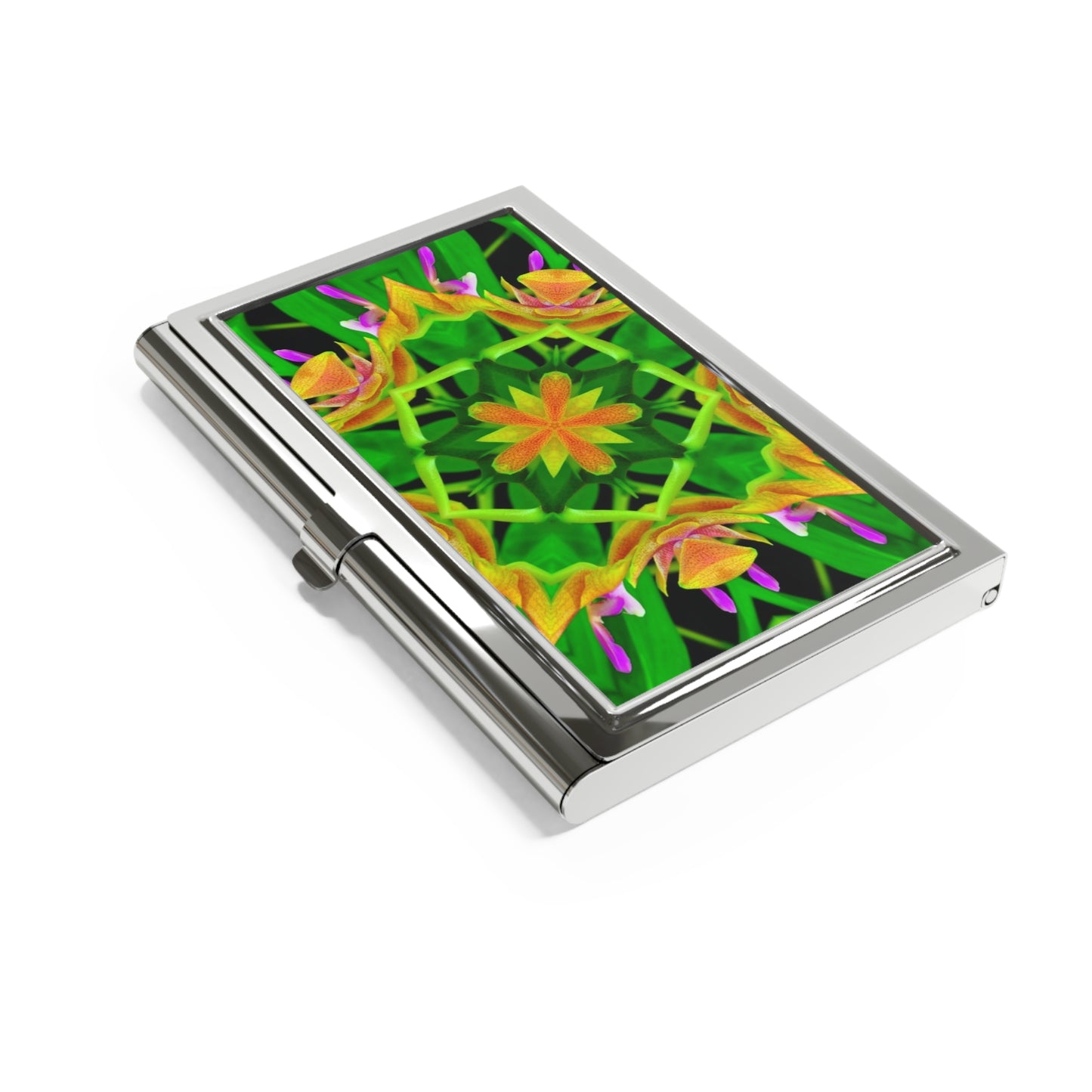 Business Card Holder - Orchid Keleidscope #2