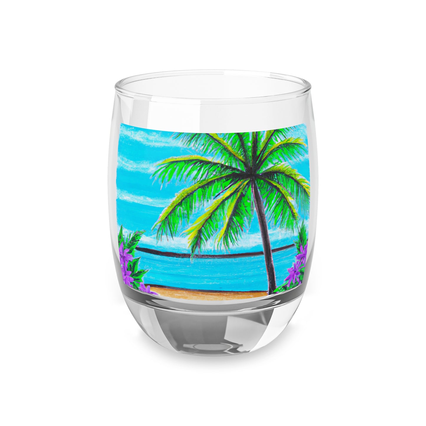Whiskey Glass, Calm Beach
