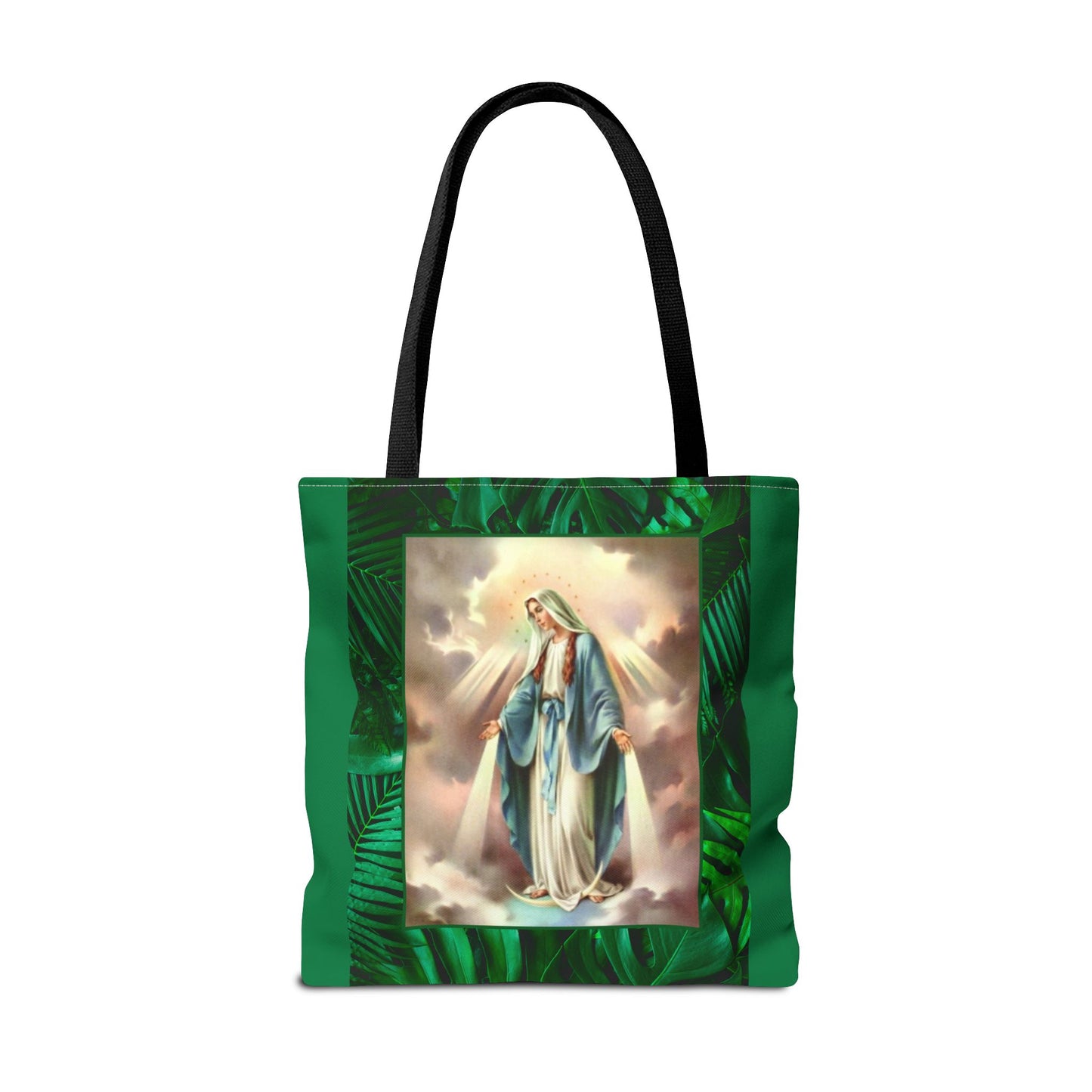 Religious Our Lady of Grace Tropical Tote Bag - 3 Sizes