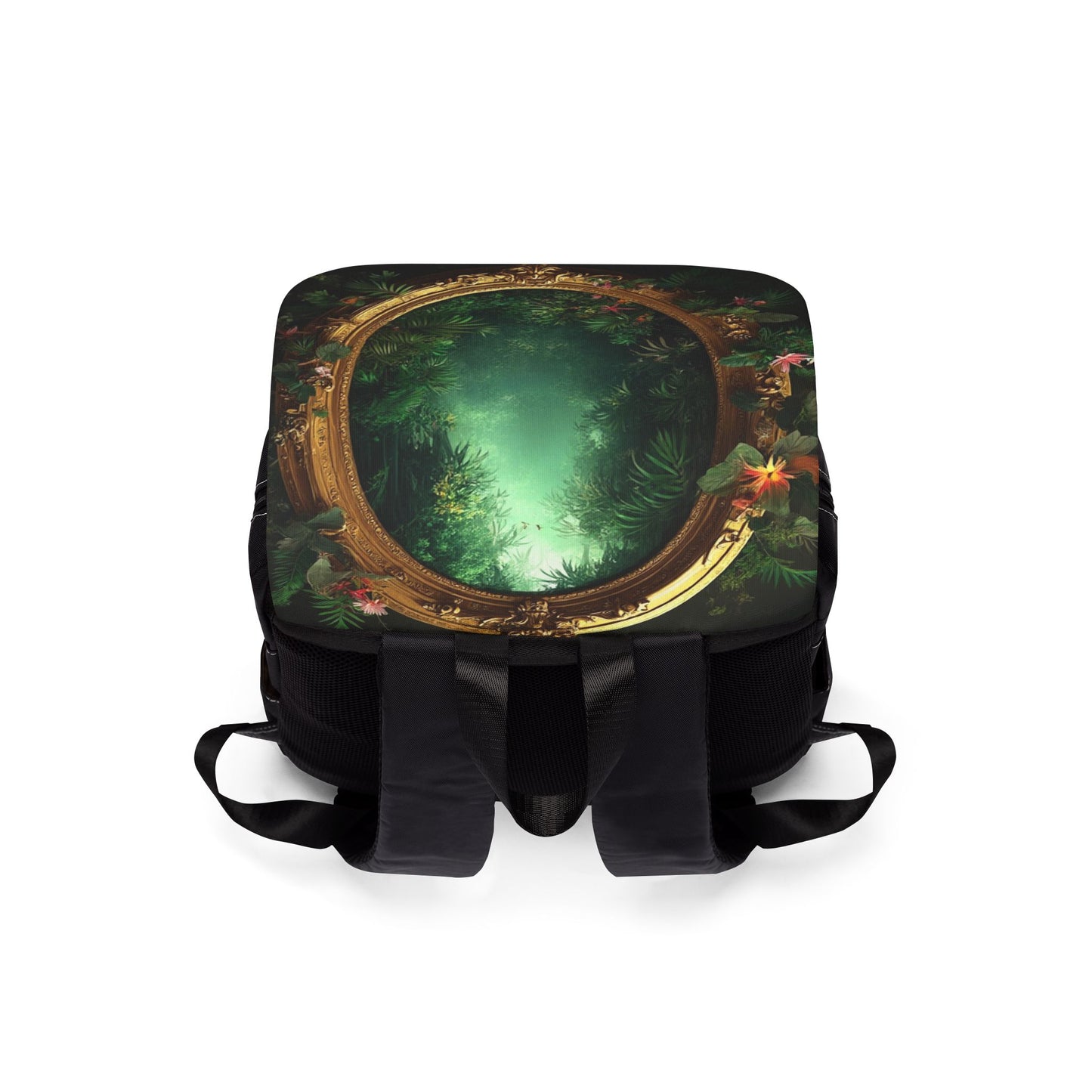 Tropical Casual Backpack - Perfect for Everyday Adventures / Rainforest Portal to Paradise