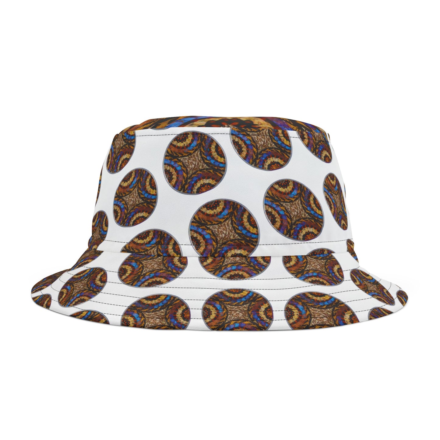 Tropical Polyester Bucket Hat, 2 Sizes - Real Butterfly Wing Plate #3