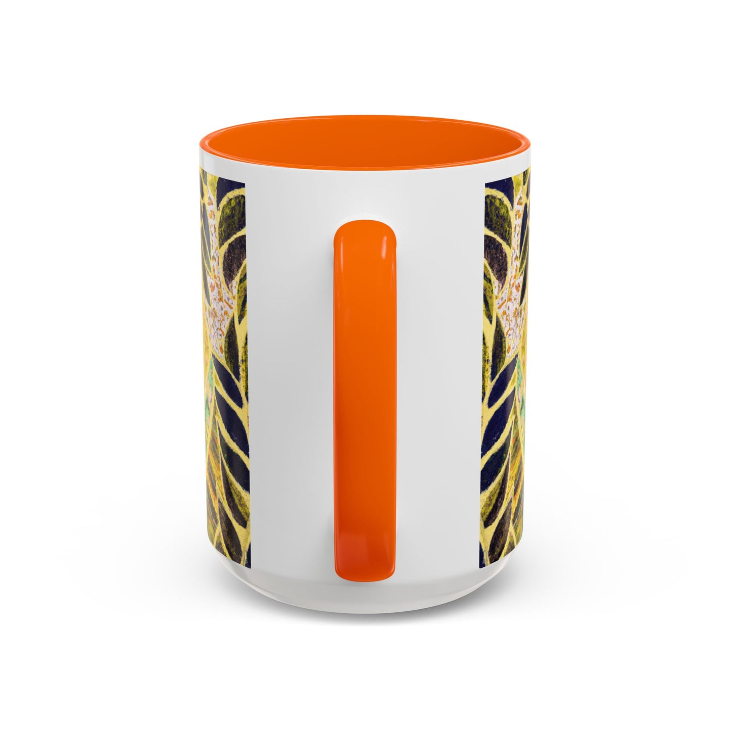 Accent Color Coffee Mug (11, 15oz), Amazon Whimsy/Yellow, Various Colors