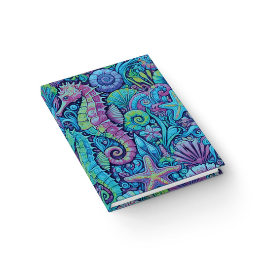 Seahorse Trio/Turquoise Pop 5" x 7"