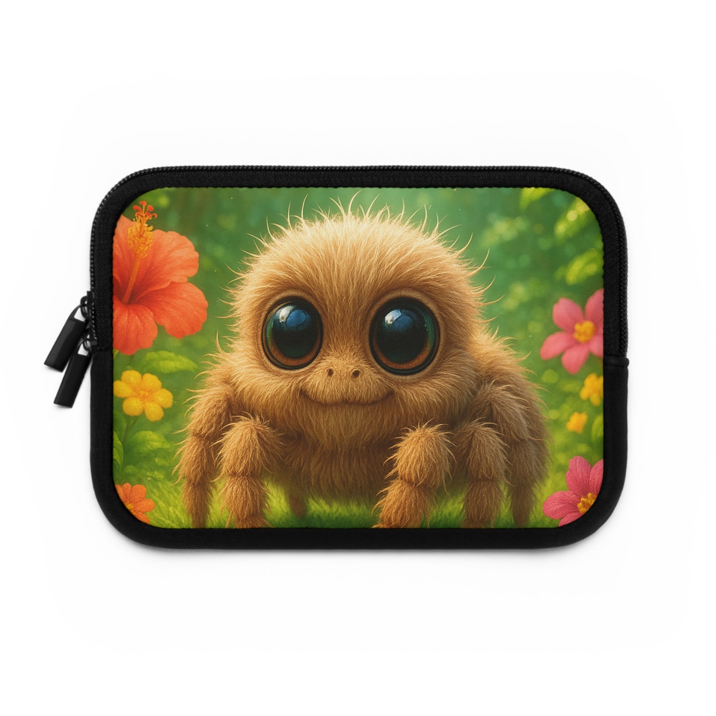 Tropical Laptop Sleeve, 5 Sizes - Perfect for Beach Lovers & Students / Baby Spider