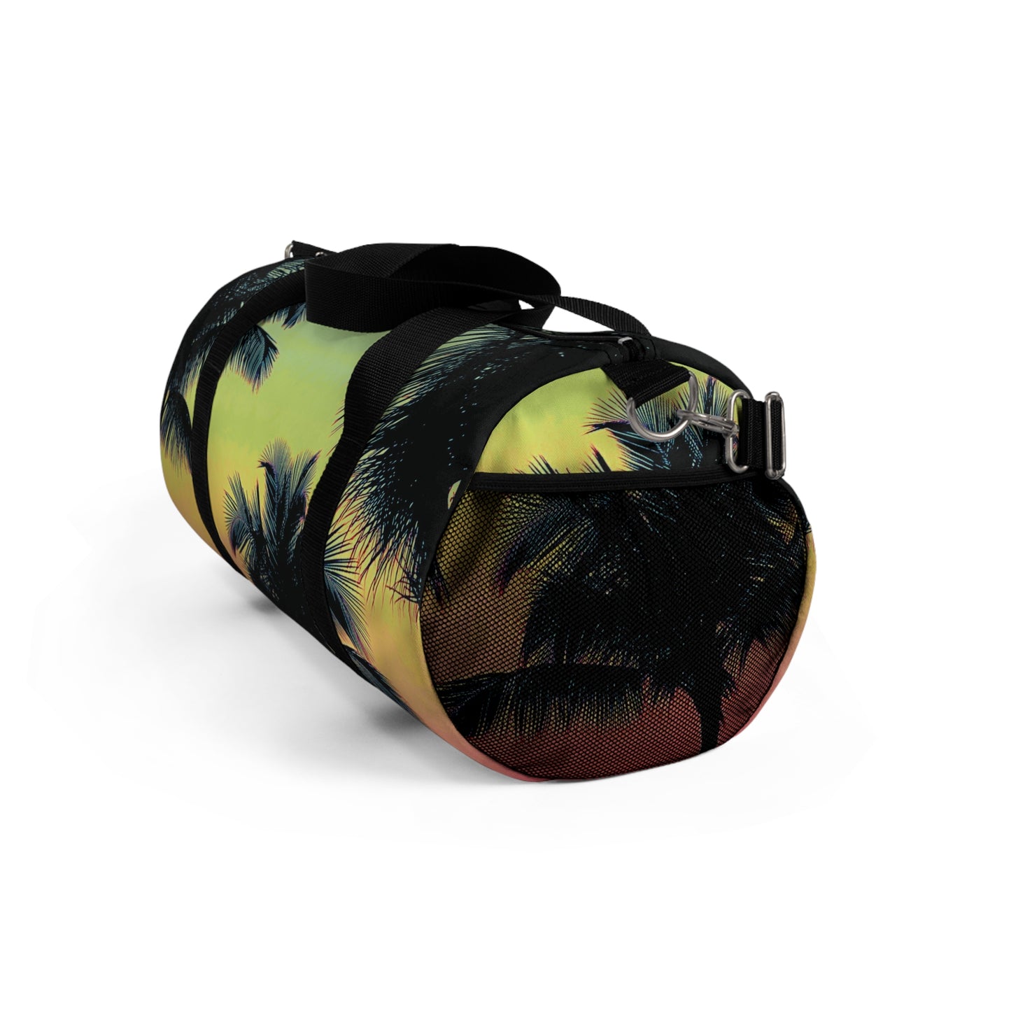 Tropical Duffel Bag - Perfect for Travel and Gym / Palm Glow, Sangria