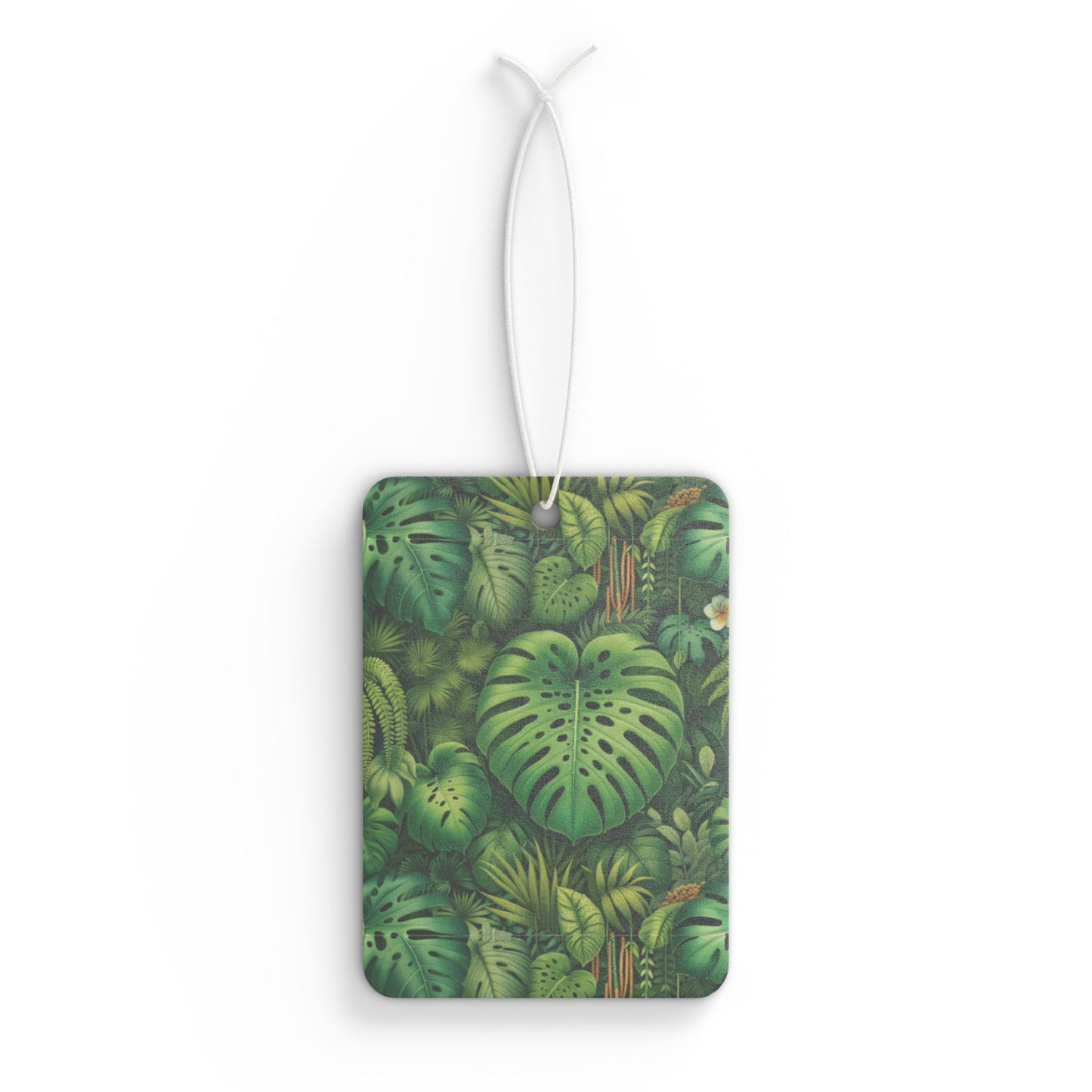Rainforest Greenery Car Air Freshener - Vibrant Tropical Aromatic Décor