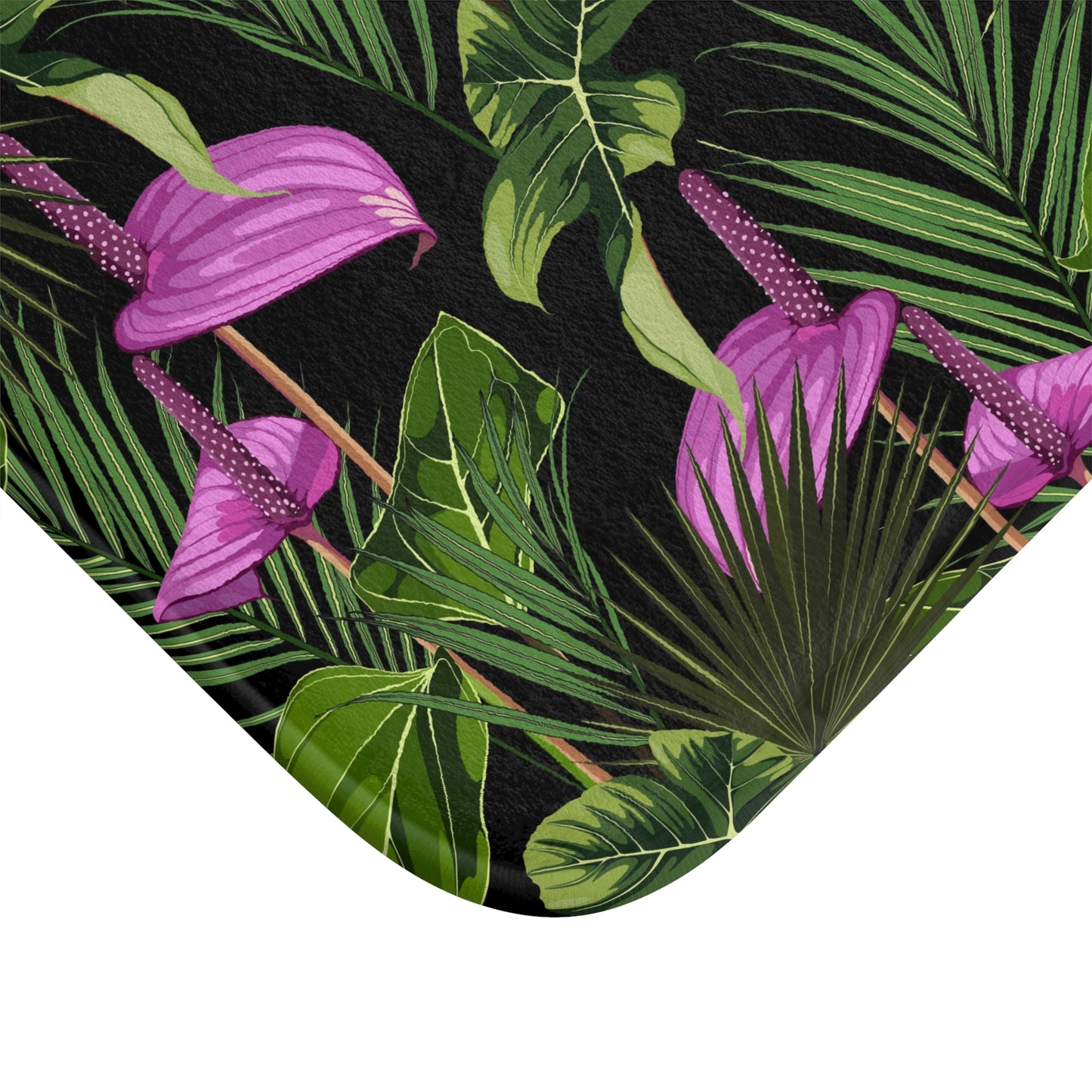 Bath Mat - Anthurium and Palm