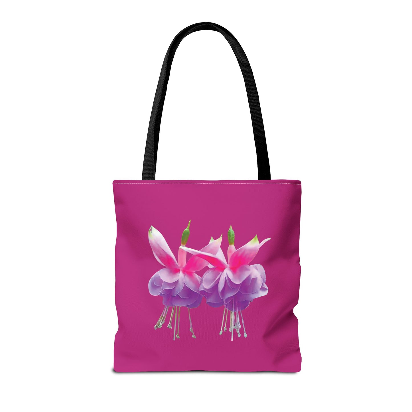 Tropical Real Two Fuchsias/Pink Tote Bag - 3 Sizes