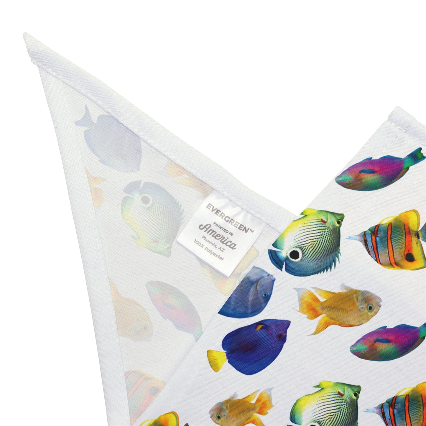 School of Fish Pet Bandana, 2 Sizes - Stylish accessory for dogs & cats
