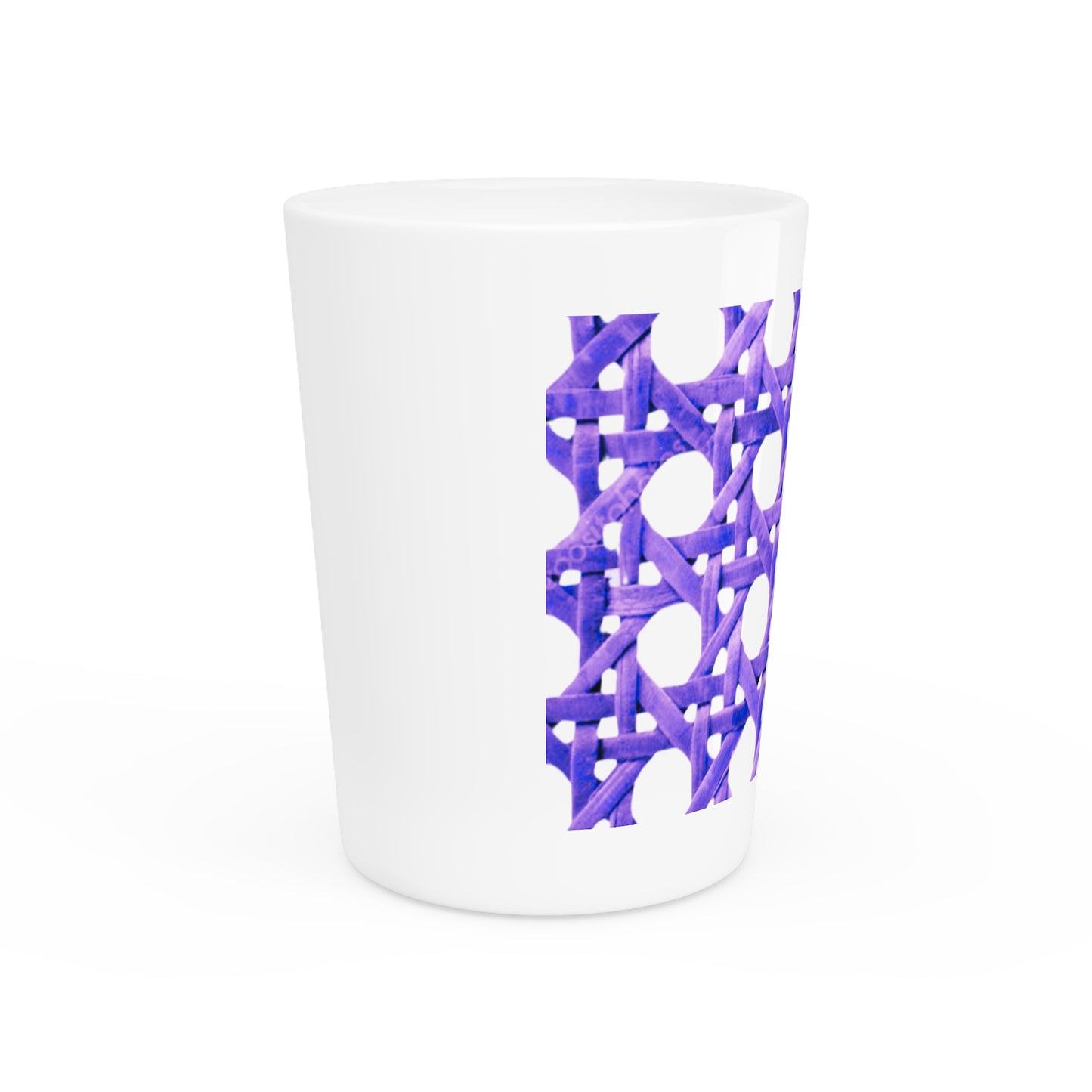 Shot Glass - Beach Chair Wicker, Amethyst