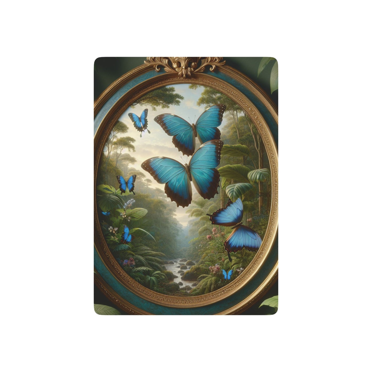 Poker Playing Cards - Framed Morpho Gathering