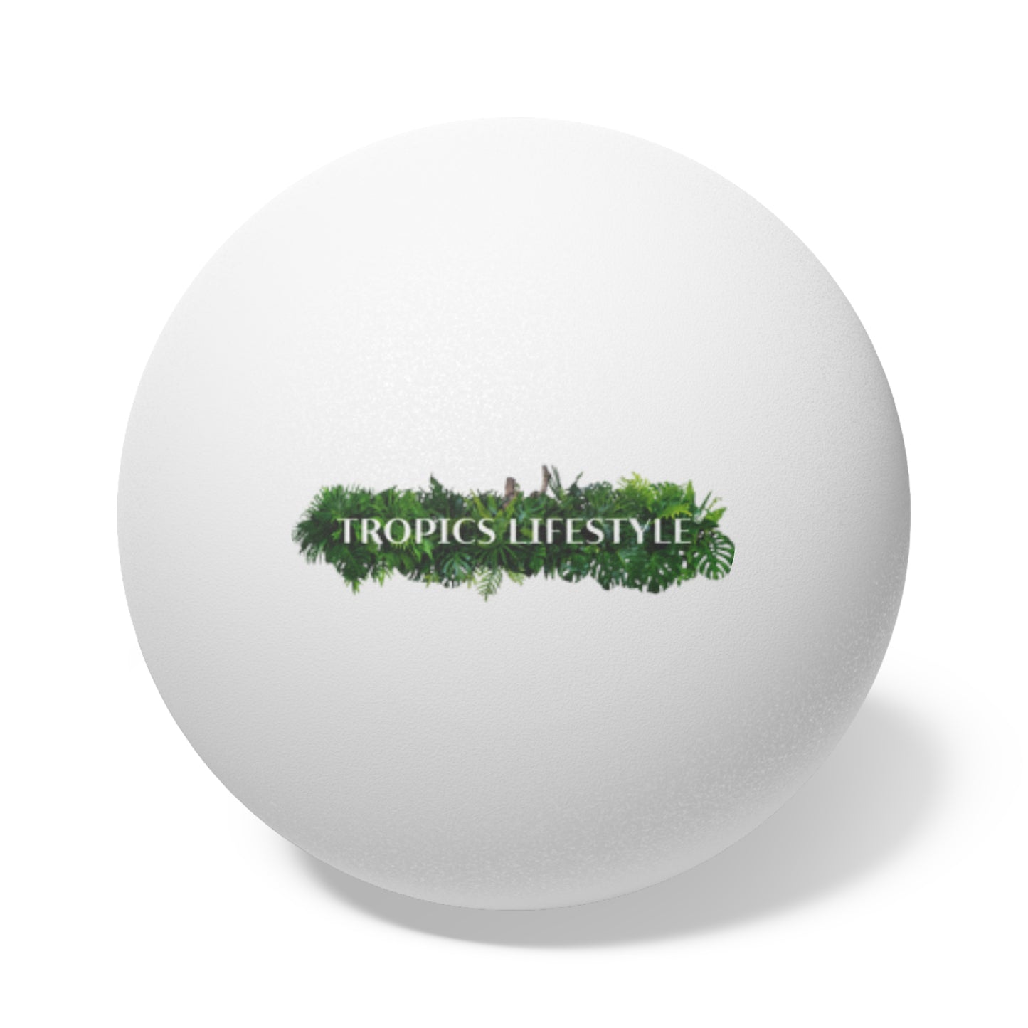 Tropical Paradise Ping Pong Balls - 6 Pack with Tropics Lifestyle Greens