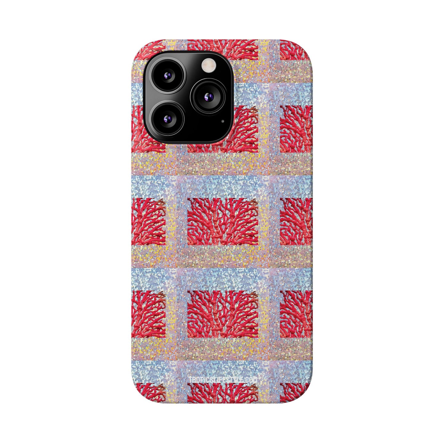 Slim Phone Cases - Disco Red Coral