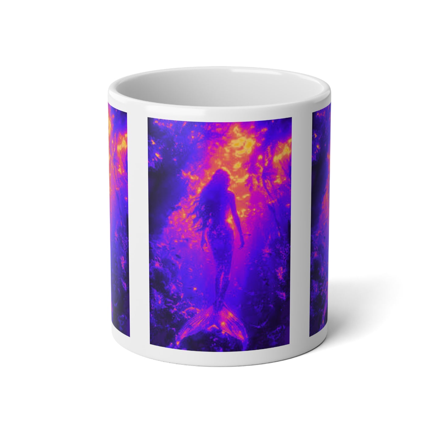 Jumbo Mug, 20oz, Solo Mermaid Pop | Tropical Coffee Cup