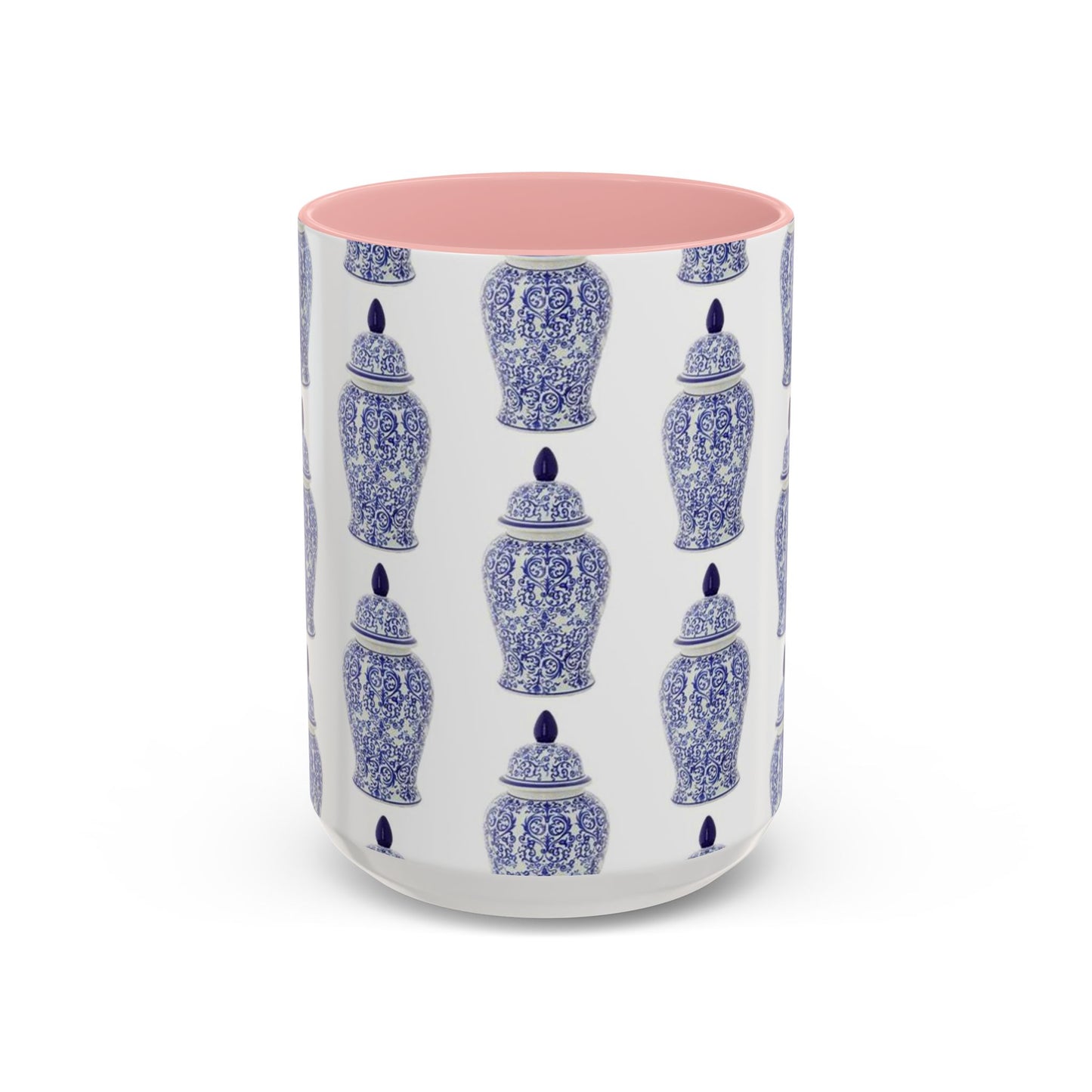 Accent Coffee Mug (11, 15oz), Blue Ginger Jar, Various Colors