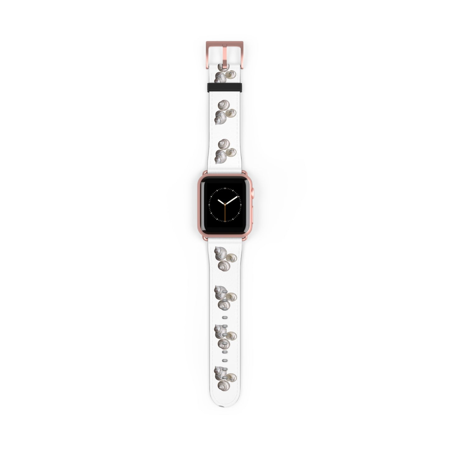 Apple Watch Band - Nautilus Shell Trio, white