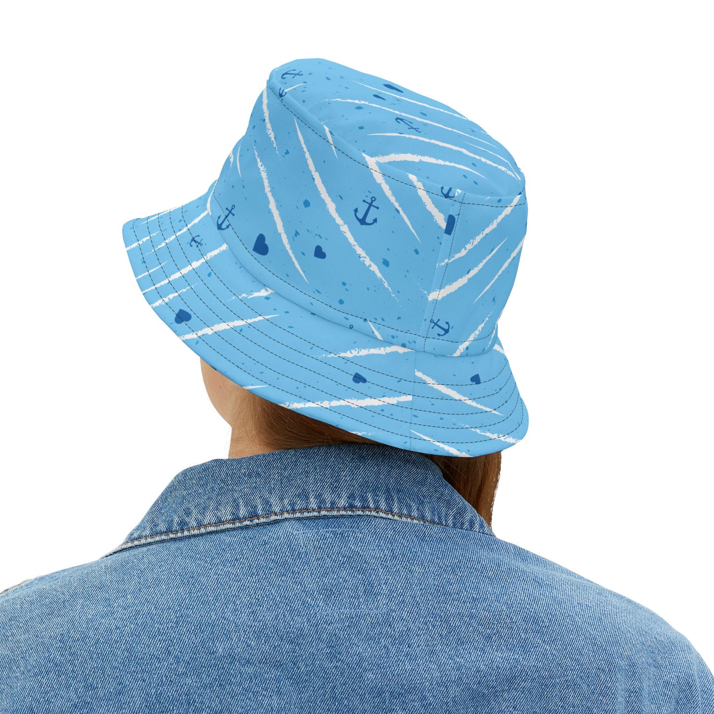 Tropical Polyester Bucket Hat, 2 Sizes - Sailing