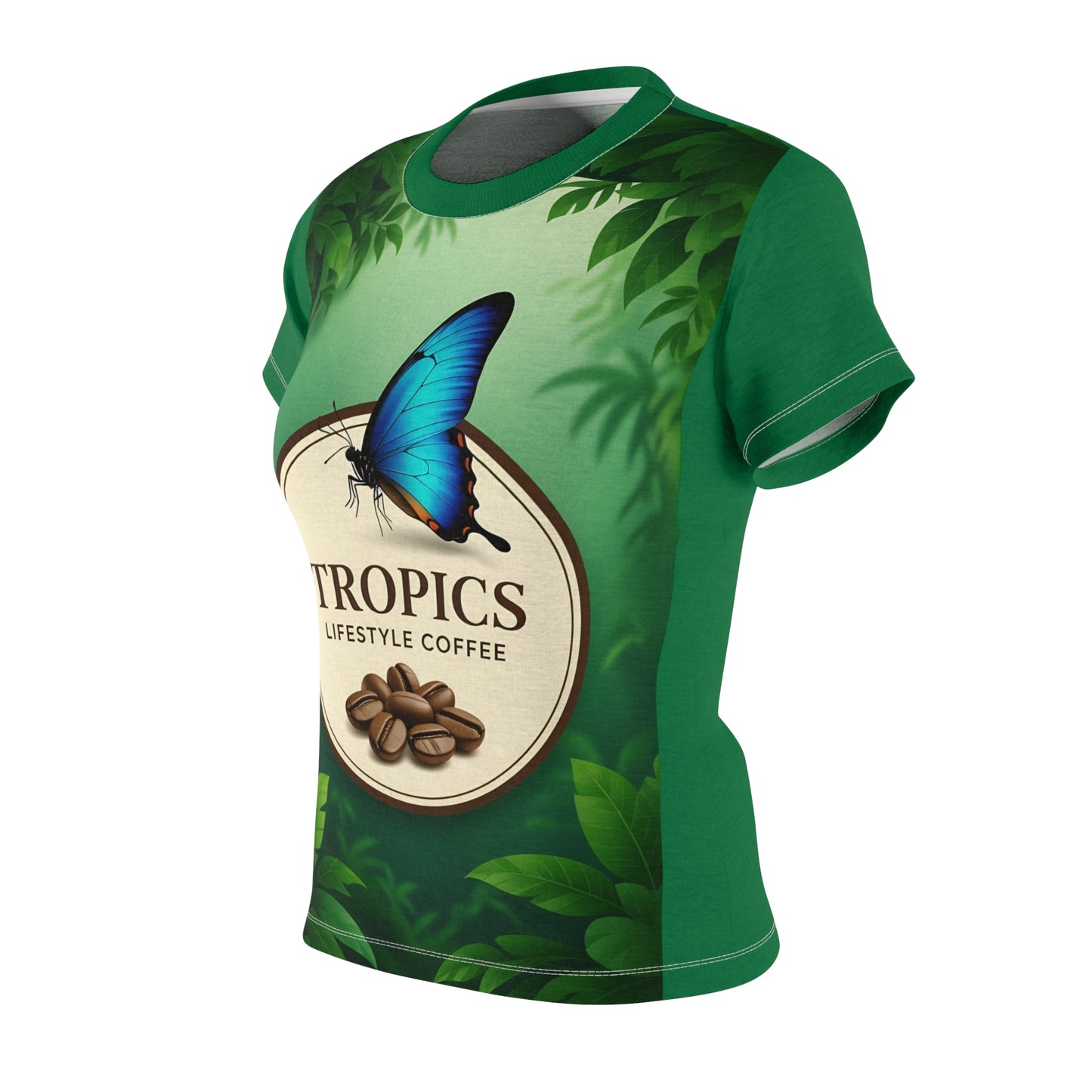 Tropics Coffee Butterfly Tee