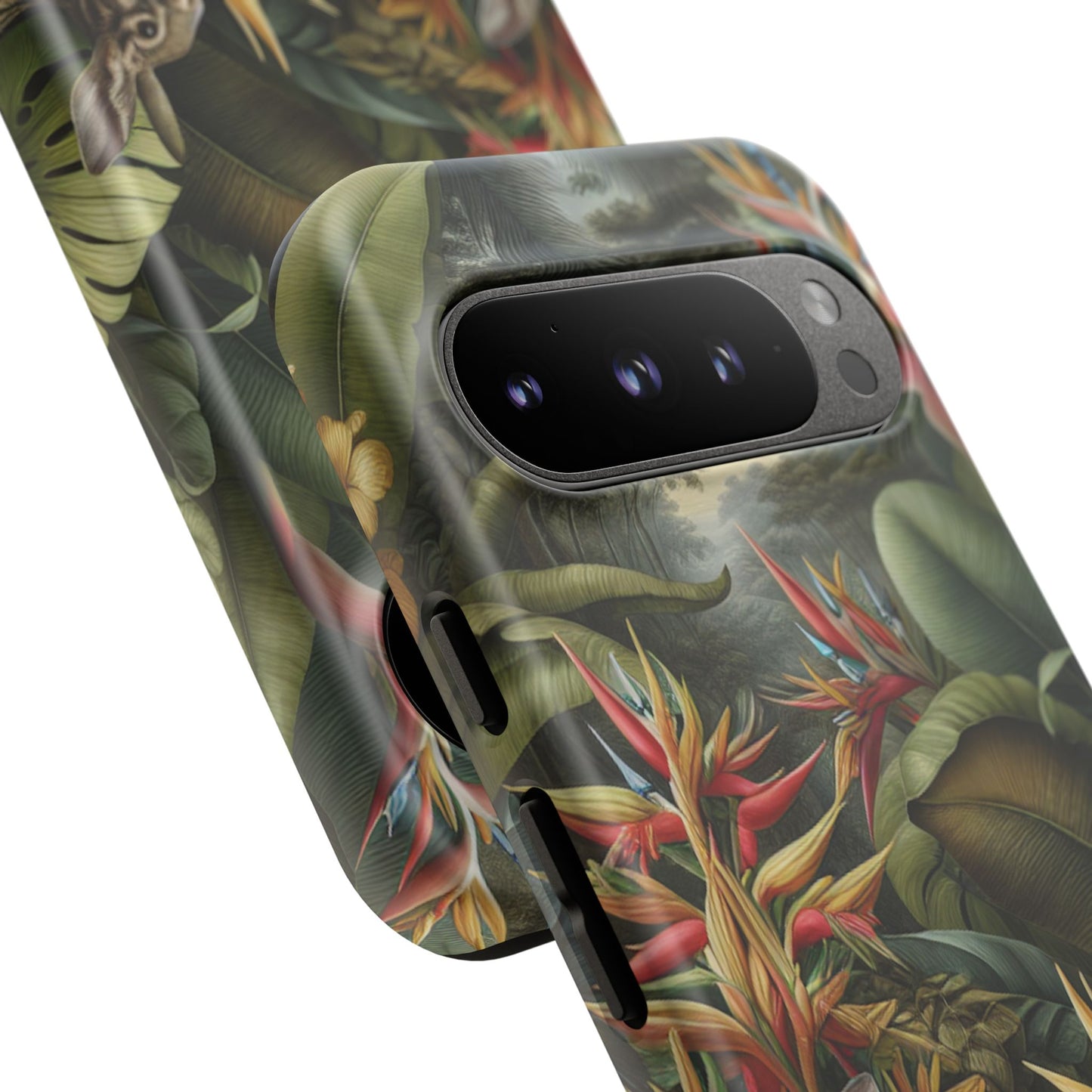 Rainforest Rabbit Outing Phone Case - Tough Cases with Summer Vibe