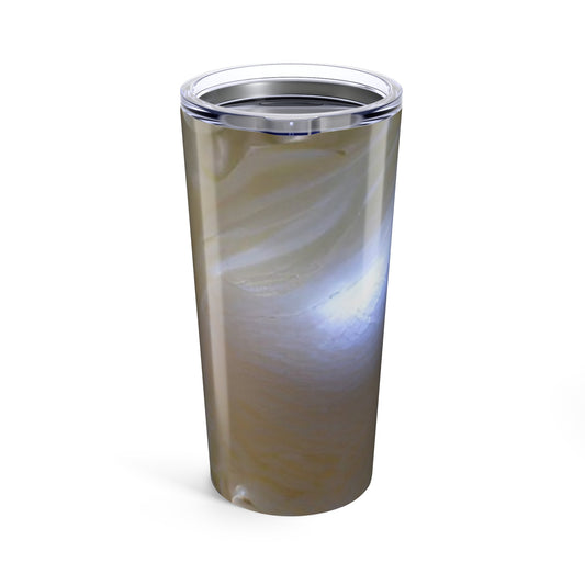 20oz Tropical Glossy Tumbler - Natural Pearls Dream