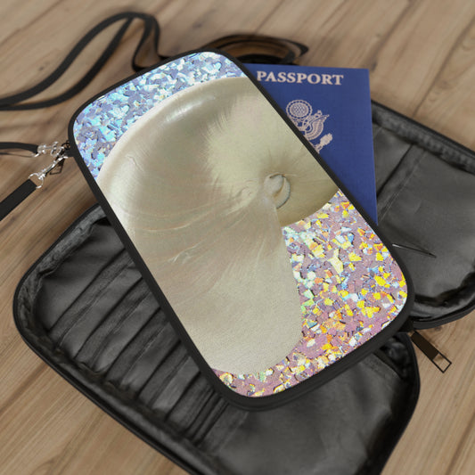 Passport Wallet – Perfect for Travelers & Adventurers / Disco Nautilus Shell